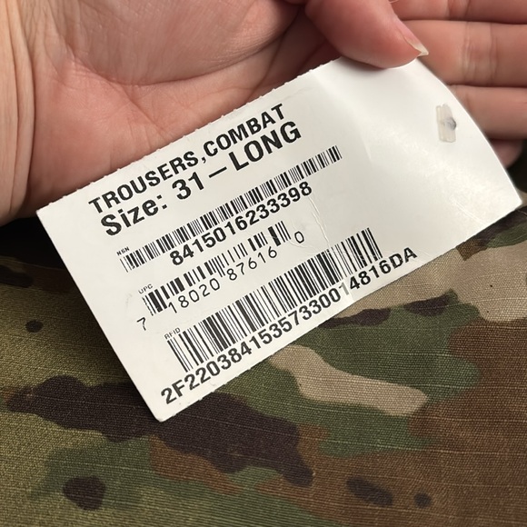 Army Trousers Camouflage Cargo Pants - Picture 2 of 3